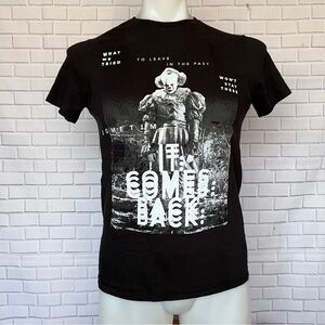 it Chapter Two Pennywise Mens Black White T-Shirt Mens Size M Clown